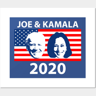 Joe & Kamala Posters and Art